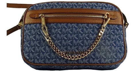 michael kors bag denim|michael kors denim crossbody.